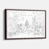 Framed Madison Canvas Print - Main - Light