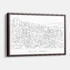 Framed Medellin Canvas Print - Main - Light