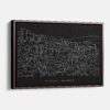 Framed Medellin Colombia Canvas Print - Main - Dark