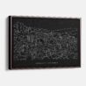 Framed Medellin Colombia Canvas Print - Main - Dark