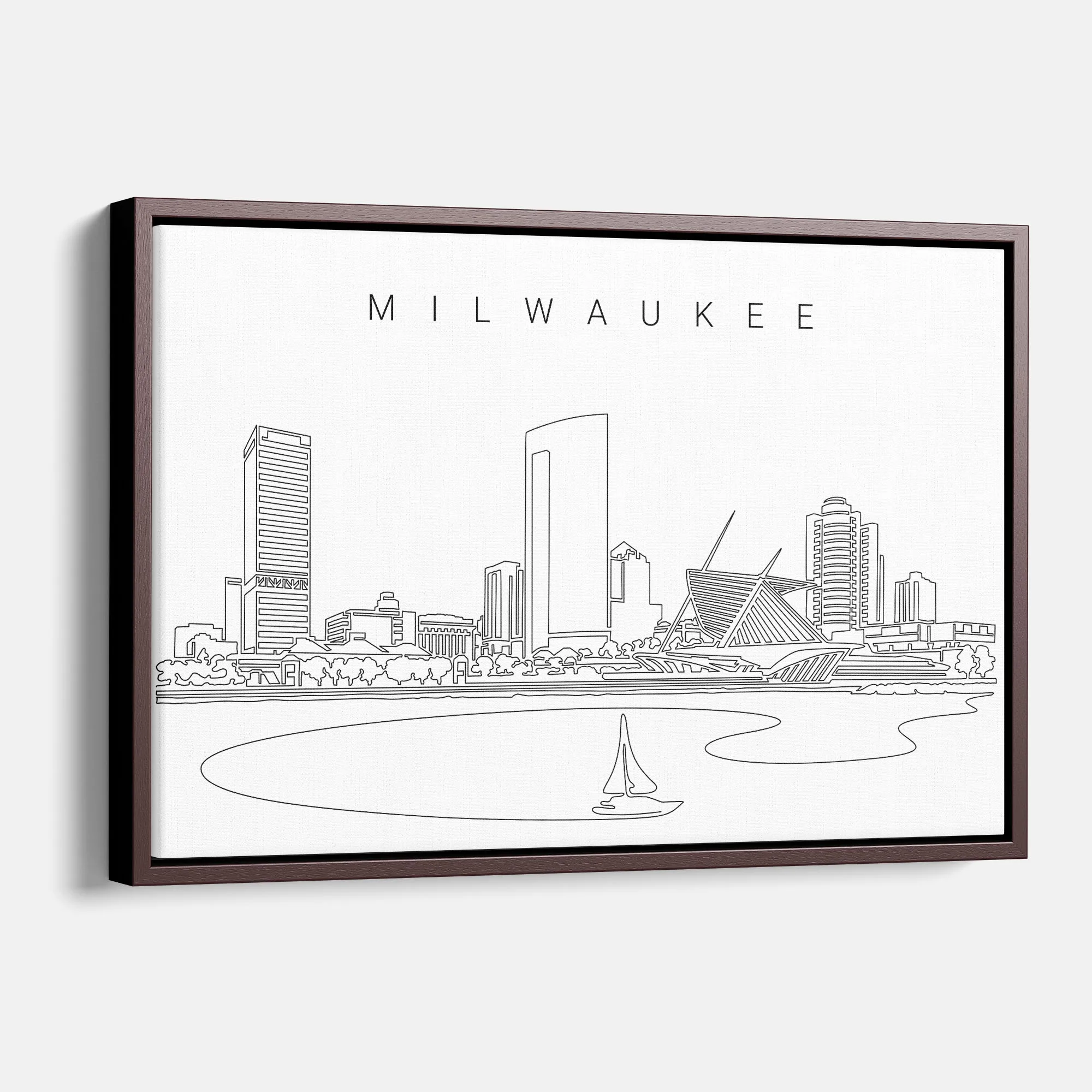 Milwaukee Skyline Canvas Print