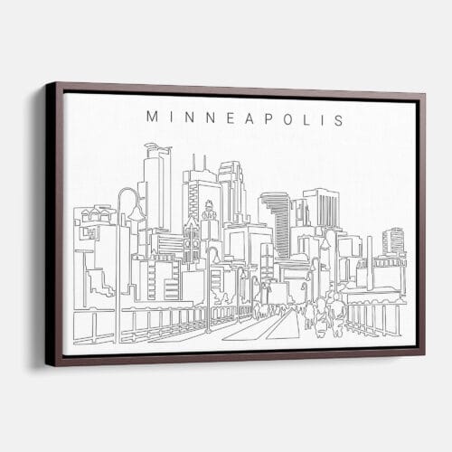 Minneapolis Skyline Canvas Print