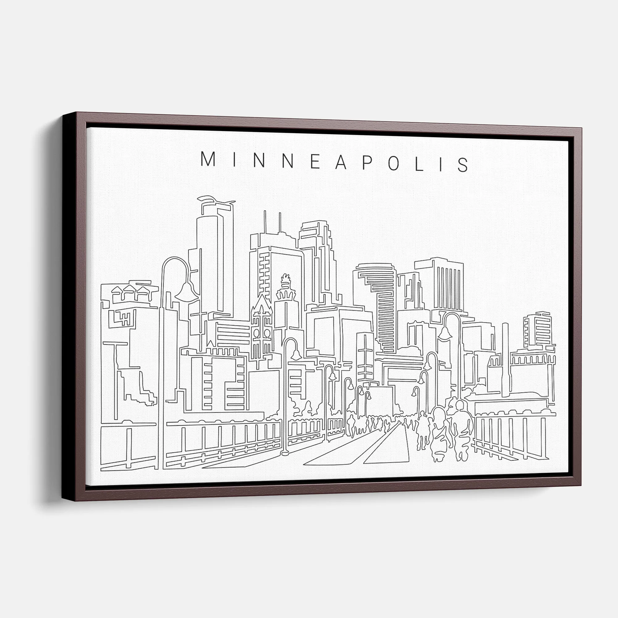 Minneapolis Skyline Canvas Print
