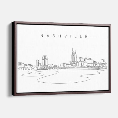 Nashville Skyline Canvas Print