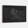 Framed Neuschwanstein Canvas Print - Main - Dark