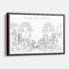 Framed New Orleans Canvas Print - Main - Light