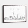 Framed New York City Canvas Print - Main - Light