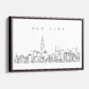 Framed New York City Canvas Print - Main - Light