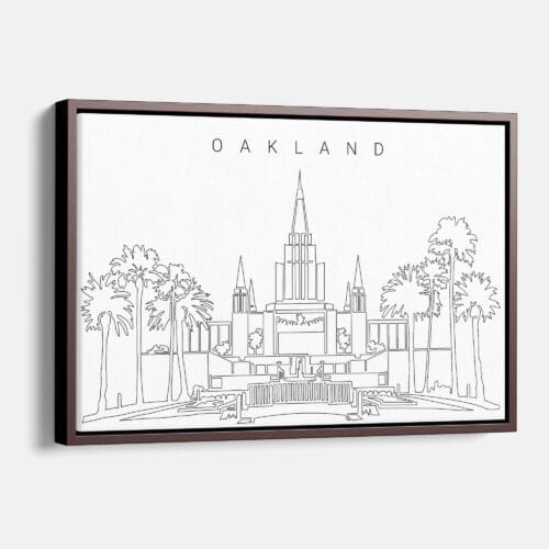 Oakland Temple Canvas Print