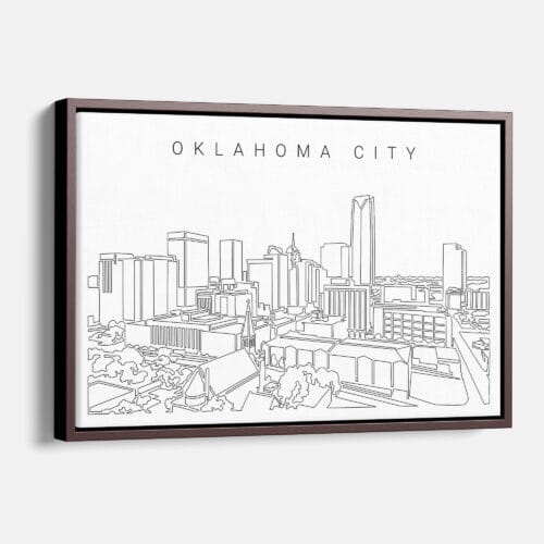 Oklahoma City Skyline Canvas Print