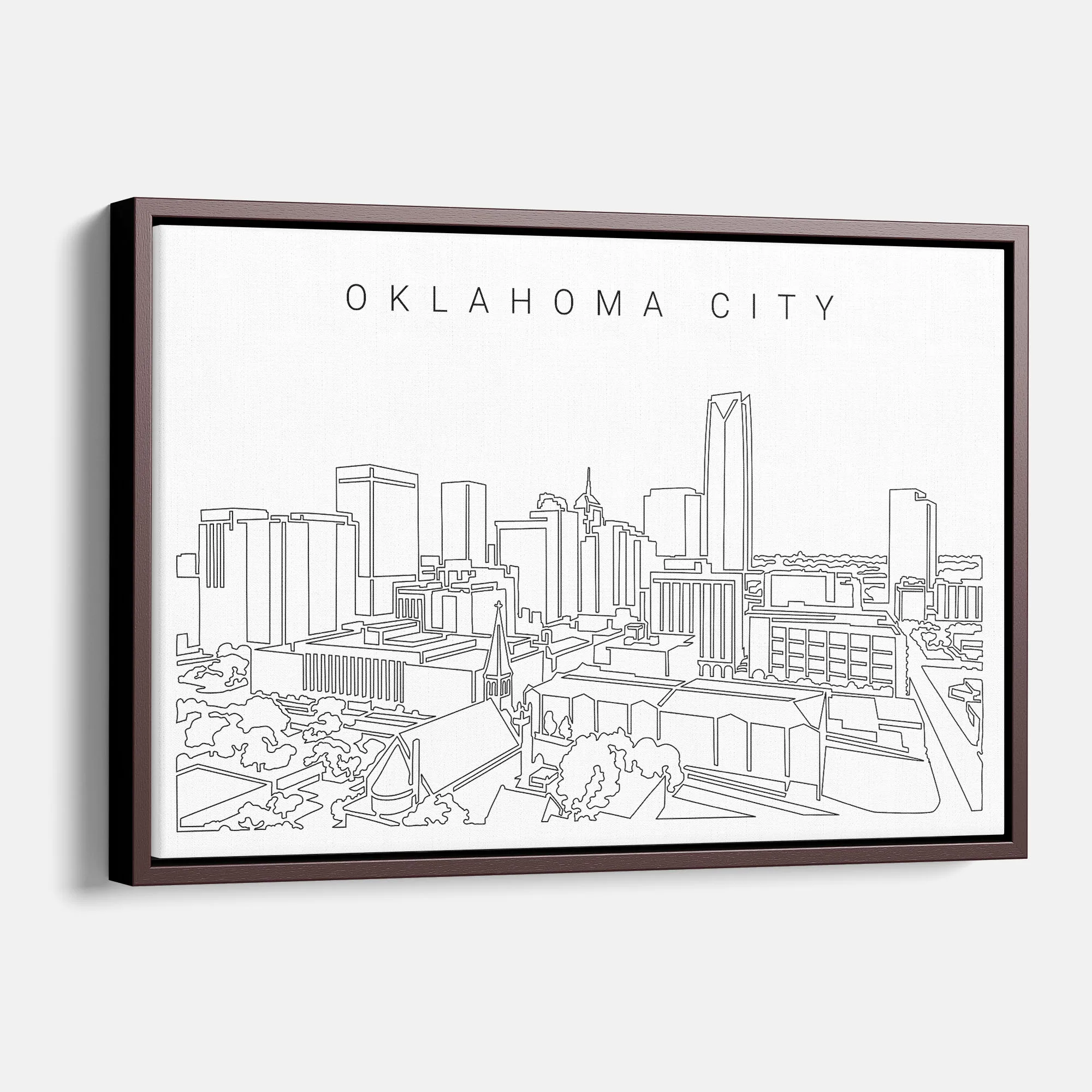 Oklahoma City Skyline Canvas Print
