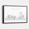 Framed Orlando Canvas Print - Main - Light