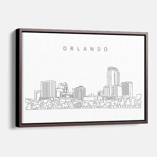 Orlando Skyline Canvas Print