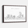 Framed Orlando Canvas Print - Main - Light