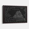 Framed Osaka Canvas Print - Main - Dark