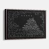 Framed Osaka Canvas Print - Main - Dark