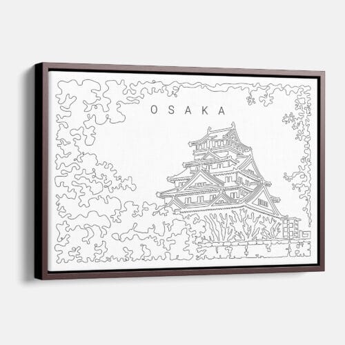 Osaka Castle Canvas Art Print