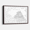 Framed Osaka Canvas Print - Main - Light