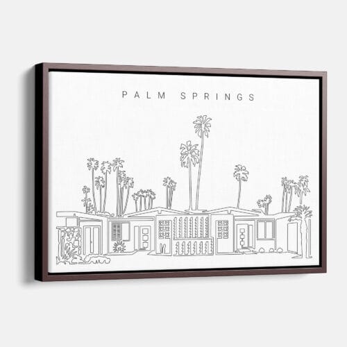 Palm Springs Canvas Print