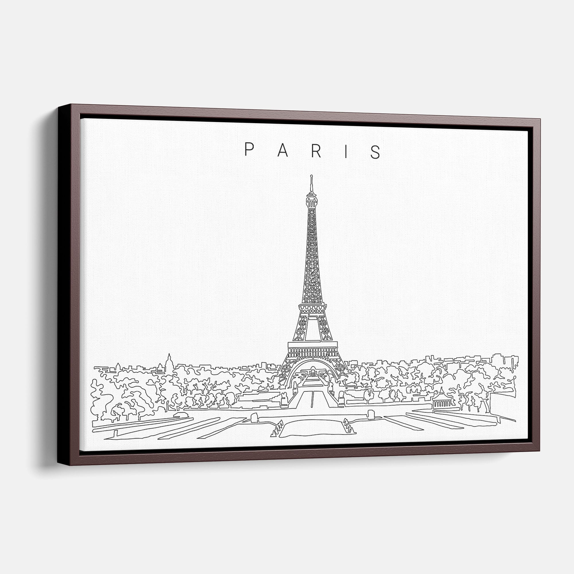 Paris Skyline Canvas Print