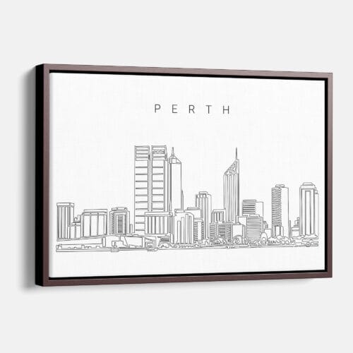 Perth Skyline Canvas Print