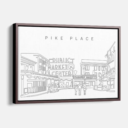 Pike Place Public Market Canvas Print