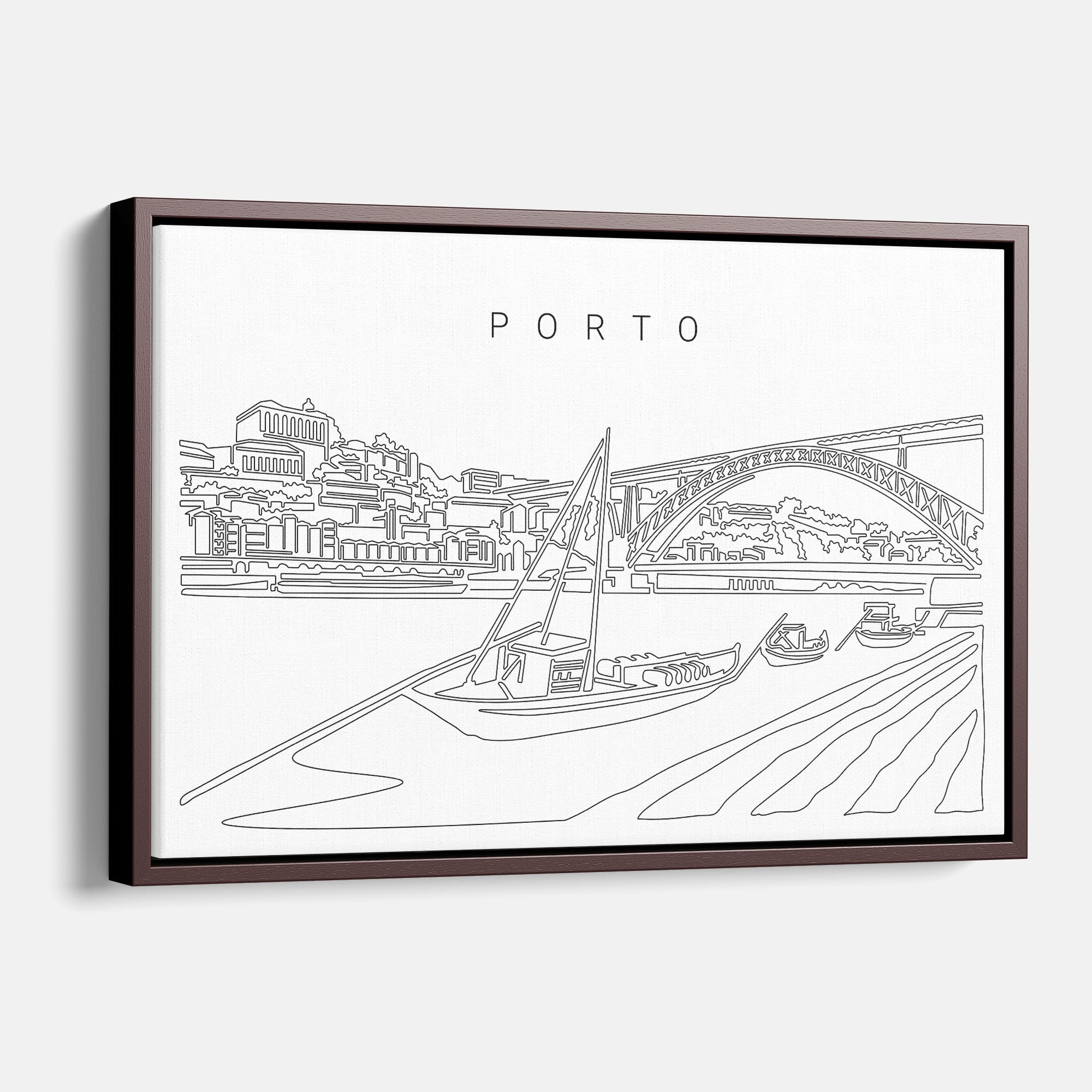 Porto Dom Luís I Bridge Canvas Print