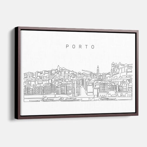 Porto Skyline Canvas Print