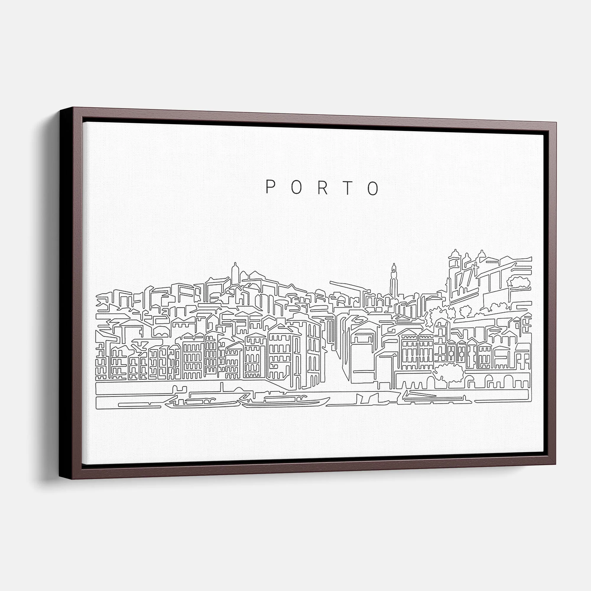 Porto Skyline Canvas Print
