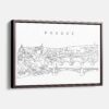 Framed Prague Canvas Print - Main - Light