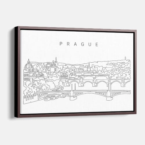 Prague Skyline Canvas Print