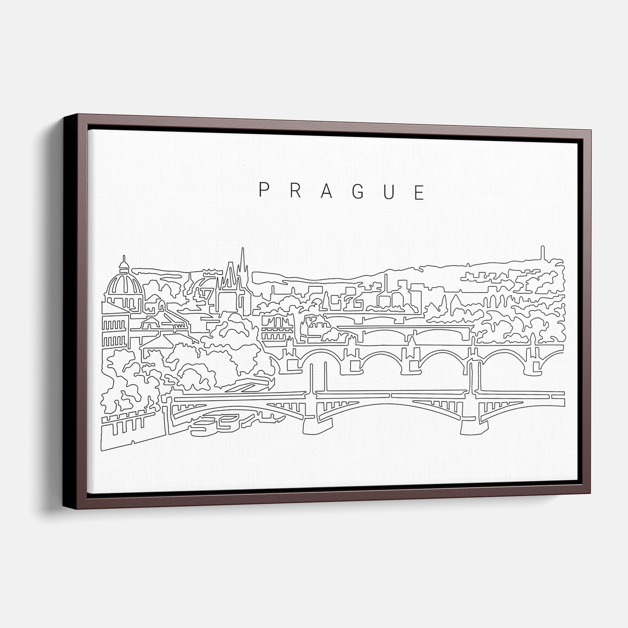 Prague Skyline Canvas Print