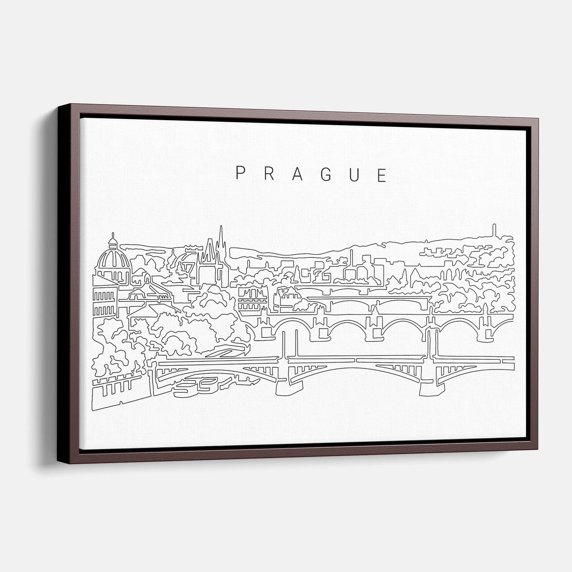 Prague Skyline Canvas Print