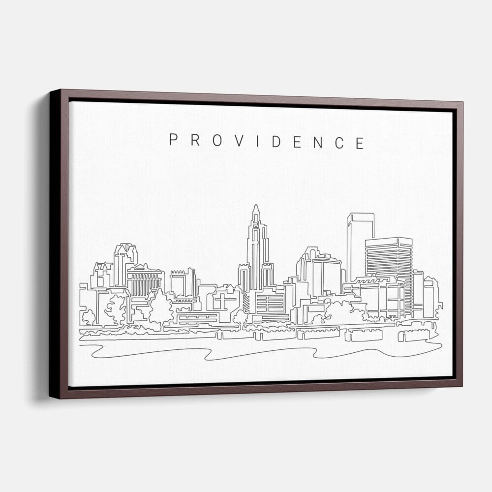 Framed Providence Canvas Print - Main - Light