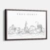 Framed Providence Canvas Print - Main - Light