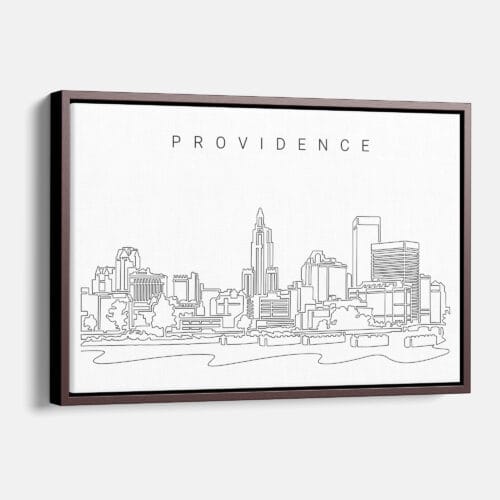 Providence Skyline Canvas Print