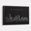 Framed Richmond Canvas Print - Main - Dark