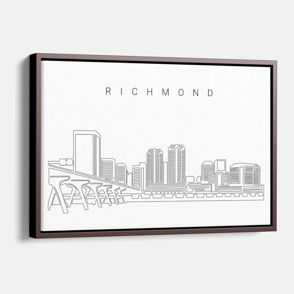 Framed Richmond Canvas Print - Main - Light