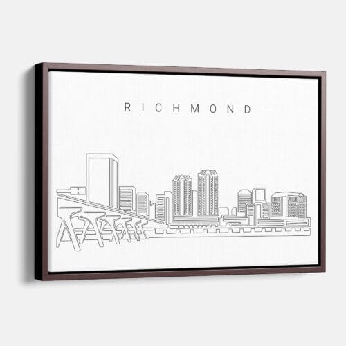 Richmond Skyline Canvas Print