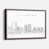 Framed Richmond Canvas Print - Main - Light