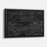 Framed Rio De Janeiro Canvas Print - Main - Dark