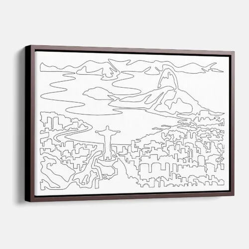 Rio De Janeiro Skyline Canvas Print