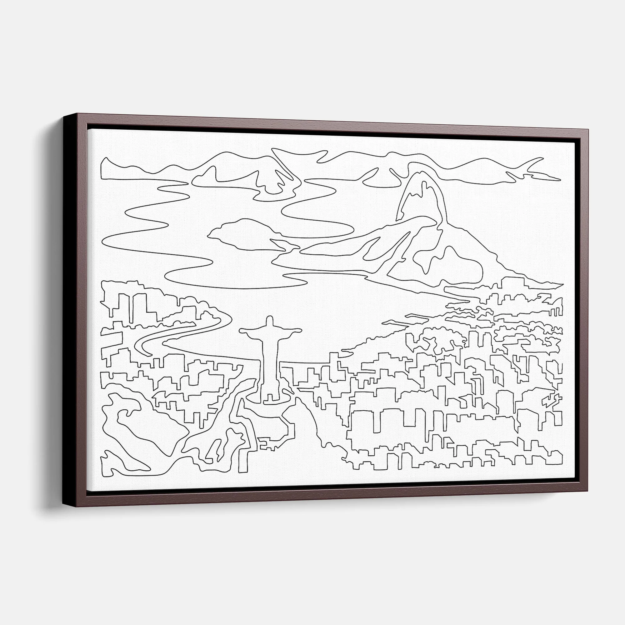 Rio De Janeiro Skyline Canvas Print