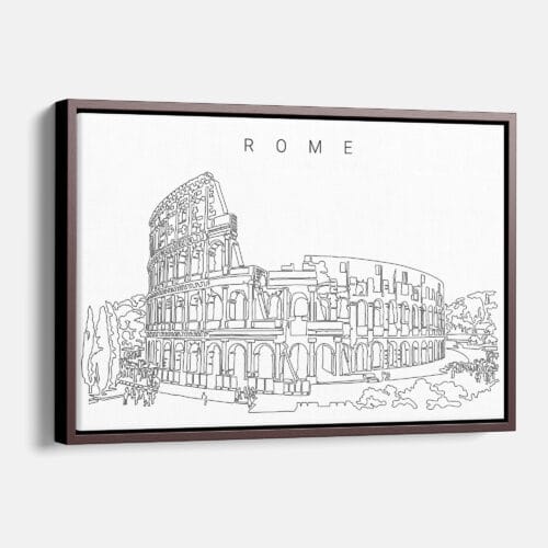 Rome Colosseum Canvas Print