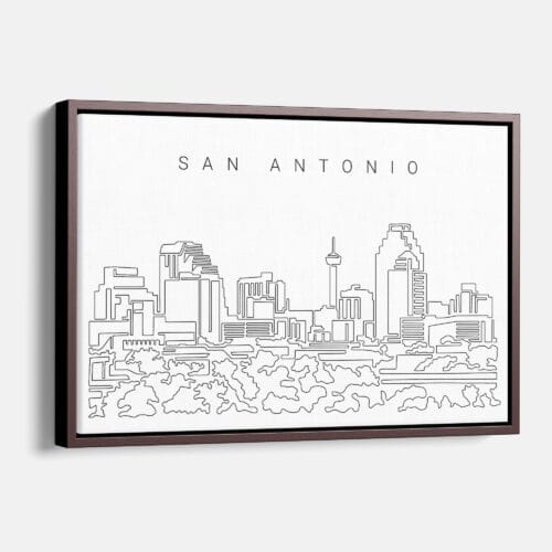 San Antonio Skyline Canvas Print