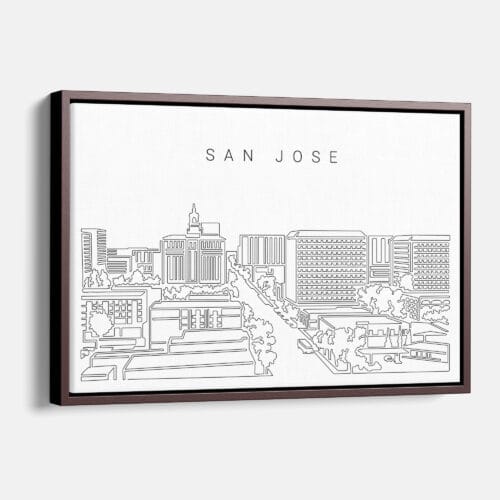 San Jose Skyline Canvas Print
