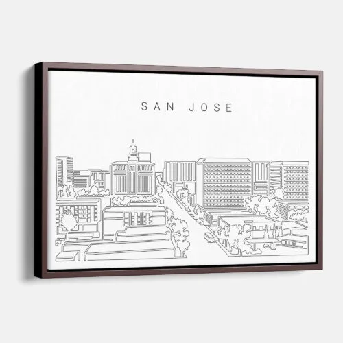 San Jose Skyline Canvas Print
