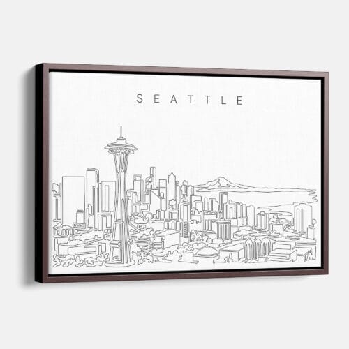 Seattle Skyline Canvas Print
