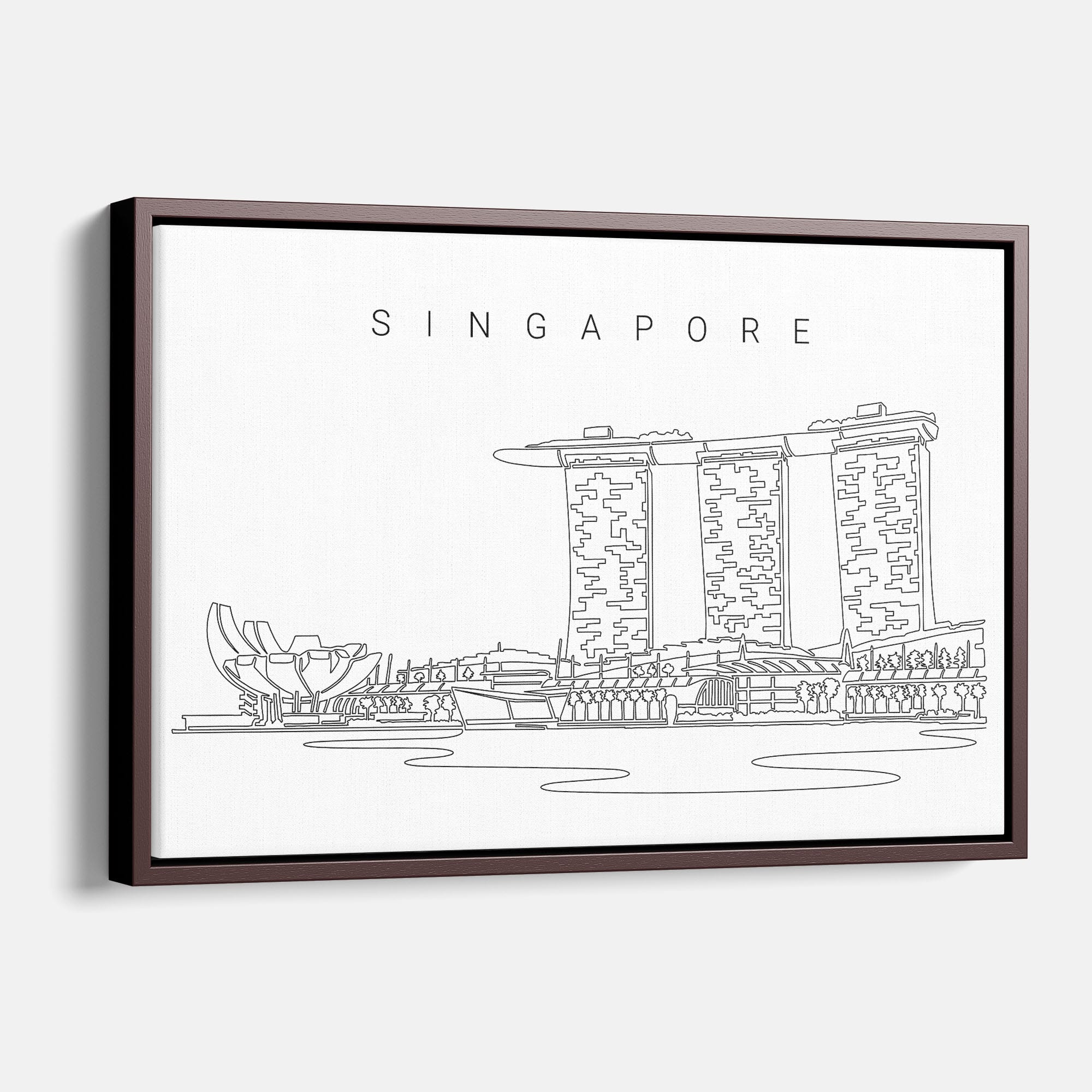 Singapore Skyline Canvas Print