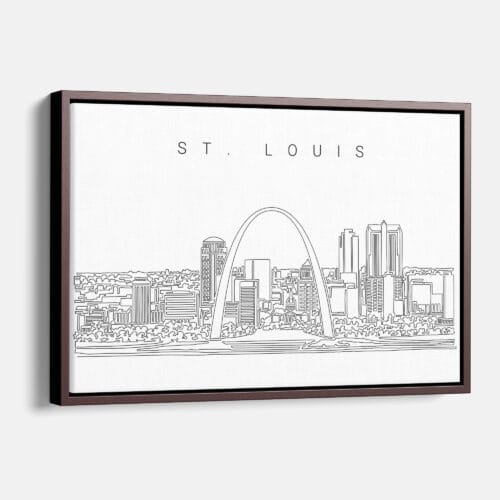 St. Louis Skyline Canvas Print